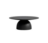 guiling-1986 Mesa De Centro Pequeña Mesa Auxiliar de sofá, Mesa móvil Metal for Sala Estar, Dormitorio, Tienda té, cafetería, Redonda pequeña, Esquina Creativa Simple Mesa De Coctel(Negro)
