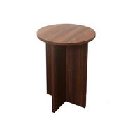 guiling-1986 Mesa De Centro Pequeña Mesa Auxiliar Redonda for sofá, Mesa de Centro, mesita Noche pequeña, Adecuada for Sala Estar, Dormitorio y Espacios pequeños Mesa De Coctel(Bruin)