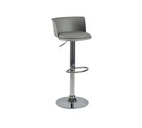 guiling-1986 Taburetes de Bar Silla de Bar de Moda, Silla de Bar giratoria, Taburete de Hierro Simple Moderno, Taburete de Bar Ajustable en Altura con Respaldo Taburetes Altos de Cocina(Grey)