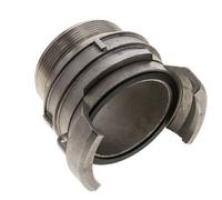 Guillemin DN 65 Acoplamiento de acero inoxidable G 2 1/2'' rosca macho con cierre