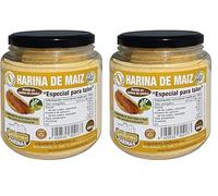 Guillermo | Harina de maíz BIO "especial para talos" - Bote 500g. | Apta para celíacos | Plato típico del País Vasco (Paquete de 2)