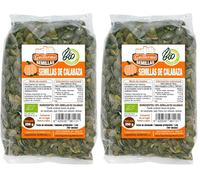 Guillermo | Pipas de calabaza BIO - Paquete 250 g. | 100% ecológicas | Semillas de calabaza | Superalimento | Gran cantidad de minerales (Paquete de 2)
