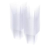 GUILLIN Moulipack Lote de 50 Vasos con Forma de pirámide, Verrine 12cl - 5,9 x 5,9 x 5,6 c