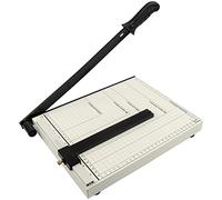 Guillotina de Papel A4 Base de Metal Cortador de Papel 12 hojas de Capacidad Profesional para Papelería Fotográfica Oficina