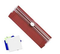 Guillotina | Deslizador Recto de Precisión de 27 cm | Con Regla Lateral y Accesorio de Gran Resistencia - Para Fotos Cartulina Cupones Etiquetas Manualidades y Scrapbooking