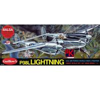 Guillow's Lockheed P-38 Lightning Model Kit Black, Small (Importación USA)