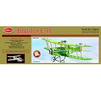 Guillow's Kit de modelo volador de balsa British S.E5-A 202 propulsado