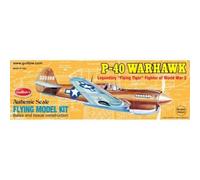 Guillow's Kit de modelo volador de balsa P-40 Warhawk 501 motorizado