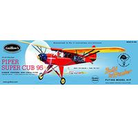 Guillow's Kit de modelo volador de balsa Piper Super Cub 95 602 motorizado