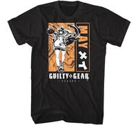 Guilty Gear Strive May Men's T Shirt Anime Characters ARC Video Game Black L