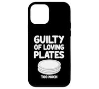 Guilty of Loving Plates Too Much - Soporte redondo para alimentos Carcasa para iPhone 12 mini