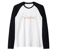 Guimaraes Portugal Diseño Vintage Elegante Camiseta Manga Raglan