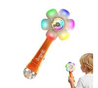 GuimMCanLin - Máquina de burbujas de flores | soplador de mano con flores LED,Máquina de burbujas agitadora, para niños, niñas, exterior, jardín, cumpleaños, patio, baño, verano, playa, zona