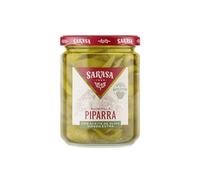 GUINDILLAS PIPARRA CON ACEITE DE OLIVA VIRGEN SARASA (PESO NETO 400g (PESO ESCURRIDO190g), 3 BOTES)