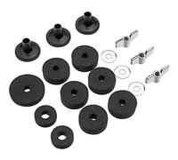 Guindxan 18 piezas accesorios de repuesto para lavabo Fieltro alto sombrero embrague fieltro sombrero alto vidrio fieltro mangas de lavabo con tuercas de mariposa y lavadora