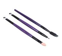 Guindxan 20 Unidades/Set Pro Maquillaje Cepillos Herramientas Maquillaje Artículos de Tocador Cepillo de Equipo - Tubo Negro Púrpura