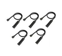 Guindxan 5 piezas de buje de ventilador de chasis para placa base pequeña de 4 , 41 cm