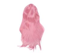 Guindxan 80 cm Recto Cosplay PerüCke Multicolor Caliente Totalmente Elástico PerüCken (Rosa)