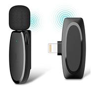 Guindxan Lavalier - Micrófono inalámbrico para Youtubers, Live, Vloggers, entrevista, sincronización automática con clip
