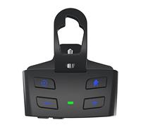 Guindxan Para Tarjeta de Sonido Gamepad Adaptador Convertidor de Auriculares Adaptador de Auriculares Estéreo Negro