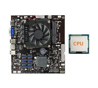 Guindxan Placa base B75 ETH Minería+CPU aleatoria+ventilador 8 USB3.0 a PCIE X1 Soporte DDR3L SODIMM RAM MSATA BTC Placa base