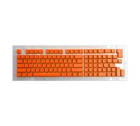 Guindxan Teclado mecánico para juegos Mini Keycap RGB PBT Keycap Set para Cherry MX Switch PBT61/64/68/71/82/84 Naranja