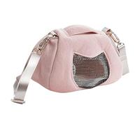Guinea Carrier, Small Animal Carrier Bag, Portable Transpirable Pouch, Lightweight Washable Design, for Hamsters Rabbit Squirrels Travel, 17 x 12 x 11 cm 75 g Velvet