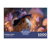 Guinea Cerdo Puzzle 1000 Piezas Juego de Reto Adultos y niños Hada Cuento Puzzle Creativo Juego Educativo Regalo de decoración para el hogar 38x26cm