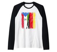 Guinea Ecuatorial Alemania Media Bandera Egipcia Herencia Alemana Camiseta Manga Raglan