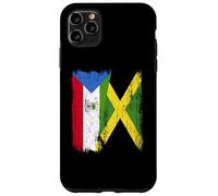 Guinea Ecuatorial Jamaica Media Bandera Guineana Jamaicana Carcasa para iPhone 11 Pro MAX