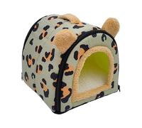 Guinea House, Cama de peluche caliente para hurones y roedores, accesorio de interior al aire libre para Dodo Descanso, juego de escondite de casa