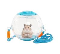 Guinea - Pelota de ejercicio transparente, grande, portátil, silenciosa | Juguetes de enriquecimiento para hámster para mascotas, jerbo, hurón, chinchilla, erizo, geco, planeador, tejón, baño, hogar