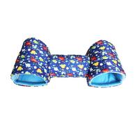 Guinea Pig Bed & Tunnel Hideaway | Polyester + PP Cotton, 51 x 17 x 15 cm, 145 g | Non-Slip Bottom Washable Small Animal House | Warm Nest Cave For Rabbits, Hamsters & Ferrets