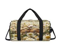 Guinea Pig Daisy - Bolsa deportiva con compartimento para zapatos, bolsa de fin de semana, bolsa de viaje para el gimnasio, organizador de equipaje para mujeres, hombres, niños y niñas