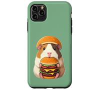 Guinea Pig Hamburger Double Cheeseburger Fast Food Hat Carcasa para iPhone 11 Pro MAX