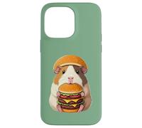 Guinea Pig Hamburger Double Cheeseburger Fast Food Hat Carcasa para iPhone 14 Pro MAX