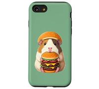 Guinea Pig Hamburger Double Cheeseburger Fast Food Hat Carcasa para iPhone SE (2020) / 7/8
