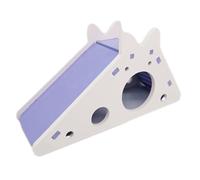 Guinea Pig hideoutt Hamster Toys - Gerbil Exercise House | Multi-Level Activity Slide for Hamsters, Mice, and Small Animals | Safe Wooden Playground Structure for Cage Decor, Training, and Interactive