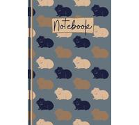 Guinea Pig Notebook: Cute Guinea Pig Lined Journal, Novelty Guinea Pig Gift for Anyone Who Loves Guinea Pigs - Blue