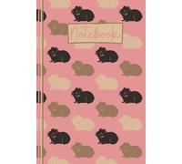 Guinea Pig Notebook: Cute Guinea Pig Lined Journal, Novelty Guinea Pig Gift for Anyone Who Loves Guinea Pigs - Pink