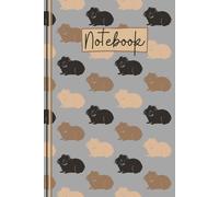 Guinea Pig Notebook: Cute Guinea Pig Lined Journal, Novelty Guinea Pig Gift for Anyone Who Loves Guinea Pigs - Grey