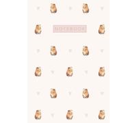 Guinea Pig Notebook Hardcover: Cute Aesthetic Lined Journal for Guinea Pig Pet Lovers | Pink Cover