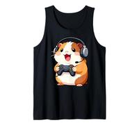 Guinea Pig Playing Video Game Rodents Gamers Camiseta sin Mangas