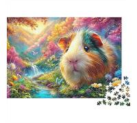 Guinea Pig por A Stream at Dawn Puzzle De 1000 Piezas Lindo Cerdo de Guinea Excelente Regalo para Ancianos, Mayores, Adultos Y Niños 70x50cm/1000pcs