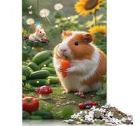 Guinea Pig Puzzle Imposible,desafío for Adults Entretenimiento Creativo 1000 Piezas Obra De Arte De Juego De para Adultos Y Niños 1000pcs (75x50cm)