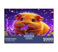 Guinea Pig Puzzles Imposible,desafío for Adults Entretenimiento Creativo 1000 Piezas Obra De Arte De Juego De para Adultos, Regalos A Partir De 14 Años 38x26cm/1000pcs