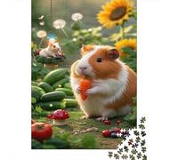 Guinea Pig Rompecabezas 1000 Piezas Adultos Creativo Desafío Juguetes Hobby. 1000pcs (75x50cm)