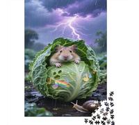 Guinea Pig Rompecabezas 1000 Piezas Adultos Y Ni?os Entretenimiento Creativo, Juego Educativo Regalo 1000pcs (75x50cm)