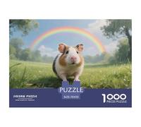 Guinea Pig Rompecabezas Imposible,desafío for Adults Entretenimiento Creativo 1000 Piezas Obra De Arte De Juego De para Adultos Y Niños 70x50cm/1000pcs