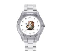 Guinea Pigs Ramen Japanese Noodles - Reloj de pulsera para hombre, acero inoxidable, analógico, cuarzo, para negocios